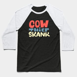 Cow thief Skank - Dub Reggae Hymne -  Lee Scratch Perry Baseball T-Shirt